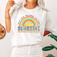Good Vibes Sunshine Retro Edition Positive Energy Everyday Summer Vibes And Good Times Comfort Colors Tee