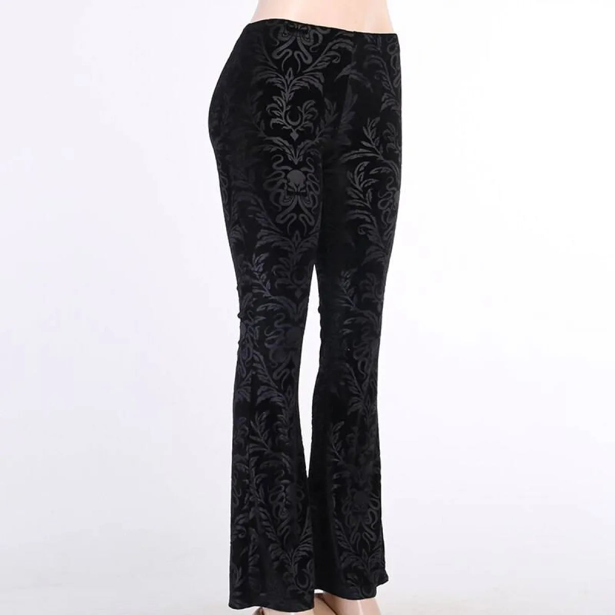 Gothic Chic Flared Pants