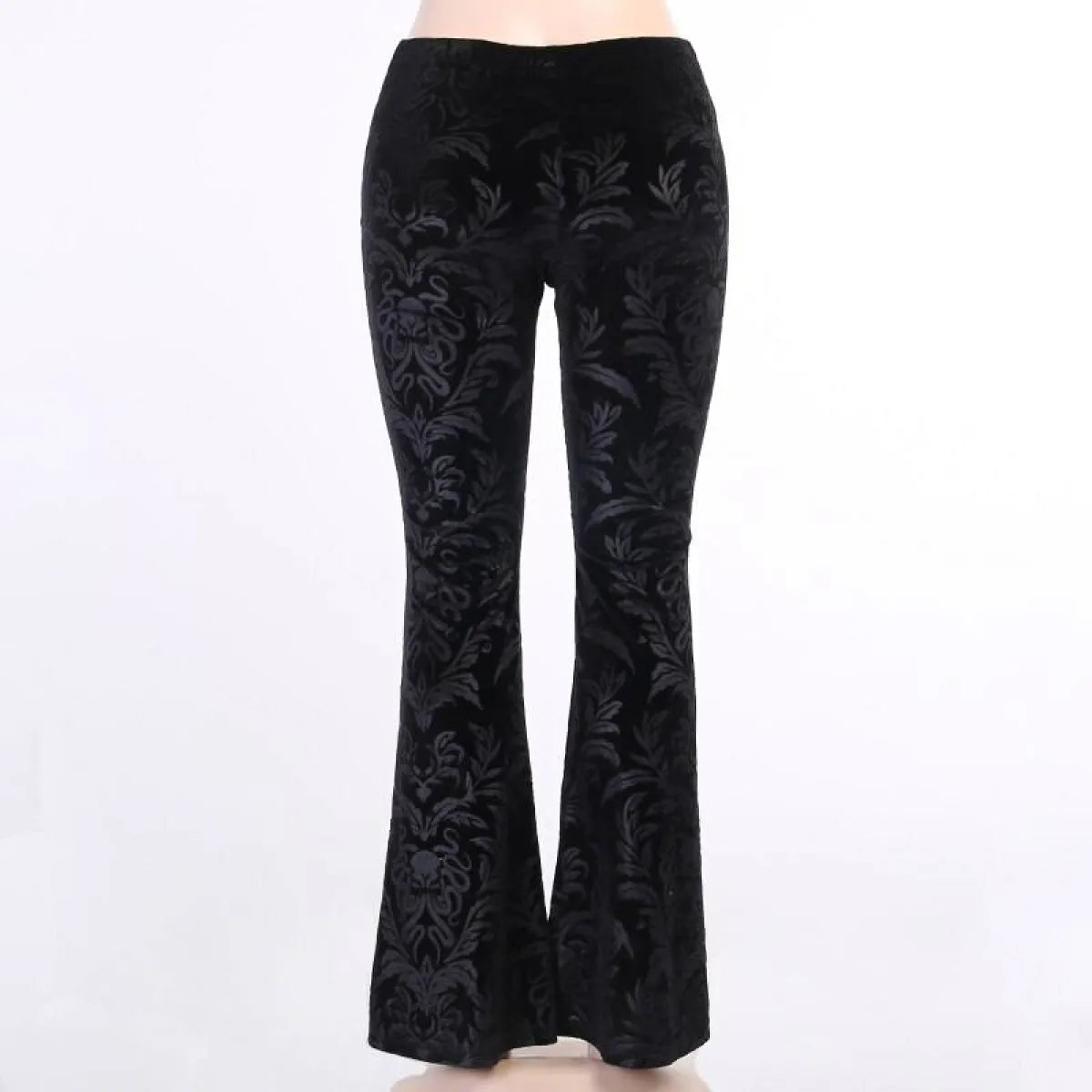 Gothic Chic Flared Pants