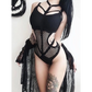 Gothic Fishnet Bodysuits