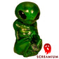 Green Alien Monster Embryo in Formaldehyde Jar Prop
