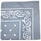 18 Pack 22 Inch Regular Size Polyester Paisley Bandanas