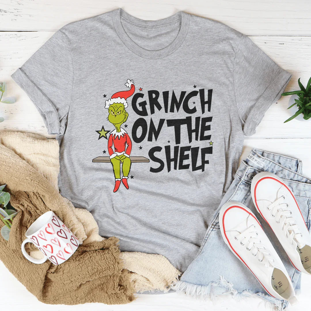 Grinch On The Shelf Tee