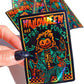 Halloween Is for the Punks Sticker – Holographic Skeleton Vinyl – Punk Rock Halloween Vinyl Sticker