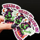Hexes On The Racist Halloween Vinyl Sticker