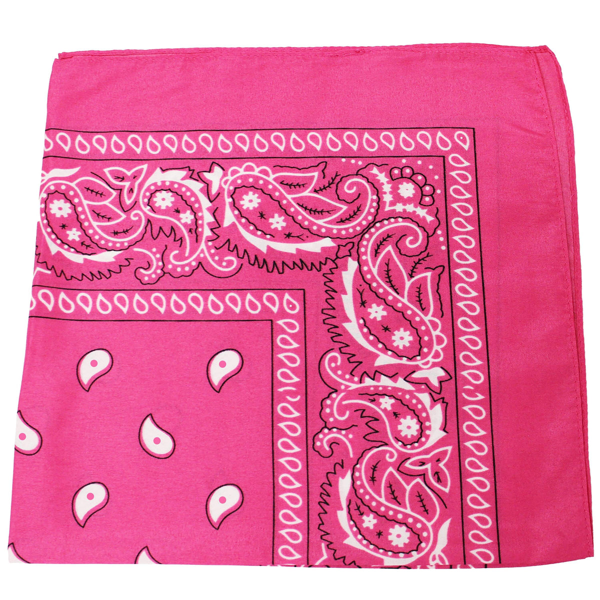 Qraftsy Extra Large Edition Kerchiefs Cotton - Paisley and Solid