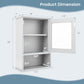 Bathroom Wall Mounted Adjustable Hanging Storage Medicine Cabinet