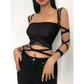 Dark Ice Punk Lace Camis