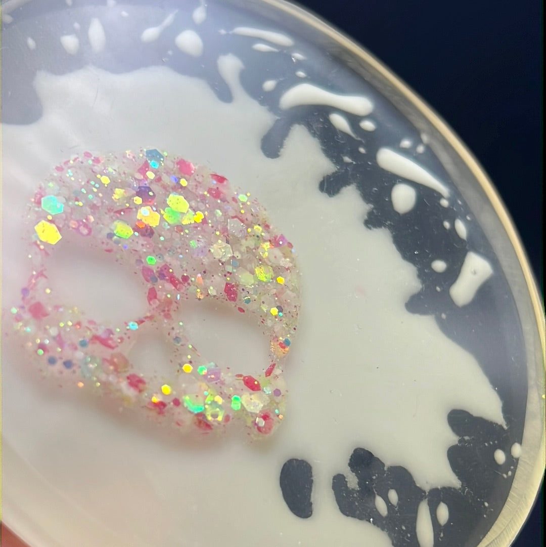 Wiser Hyzer Custom Resin Mini - Glow Skull Splatter