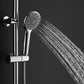 Chrome Brass Rainfall Shower Panel Wall Mounted Combo Set System
