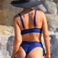 Indio Lace Up High Waisted Swimsuit Bottom