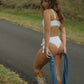 Indio Lace Up High Waisted Swimsuit Bottom