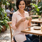 Bar III Ruched High-LowTunic Blouse, Size Small