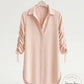 Bar III Ruched High-LowTunic Blouse, Size Small