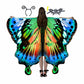 Iridescent Butterfly Talma Halloween Costume