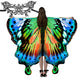 Iridescent Butterfly Talma Halloween Costume