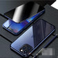 Glass Privacy Metal Phone Case iphone