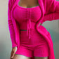 Plush Velvet Pajamas Set