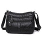 Chic Multi-Layer Soft Leather Shoulder Bag for Women