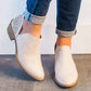 Women's Pointed Toe Short Boots with Thick Heels