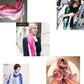 New Gradient Silk Scarf for Sun Protection