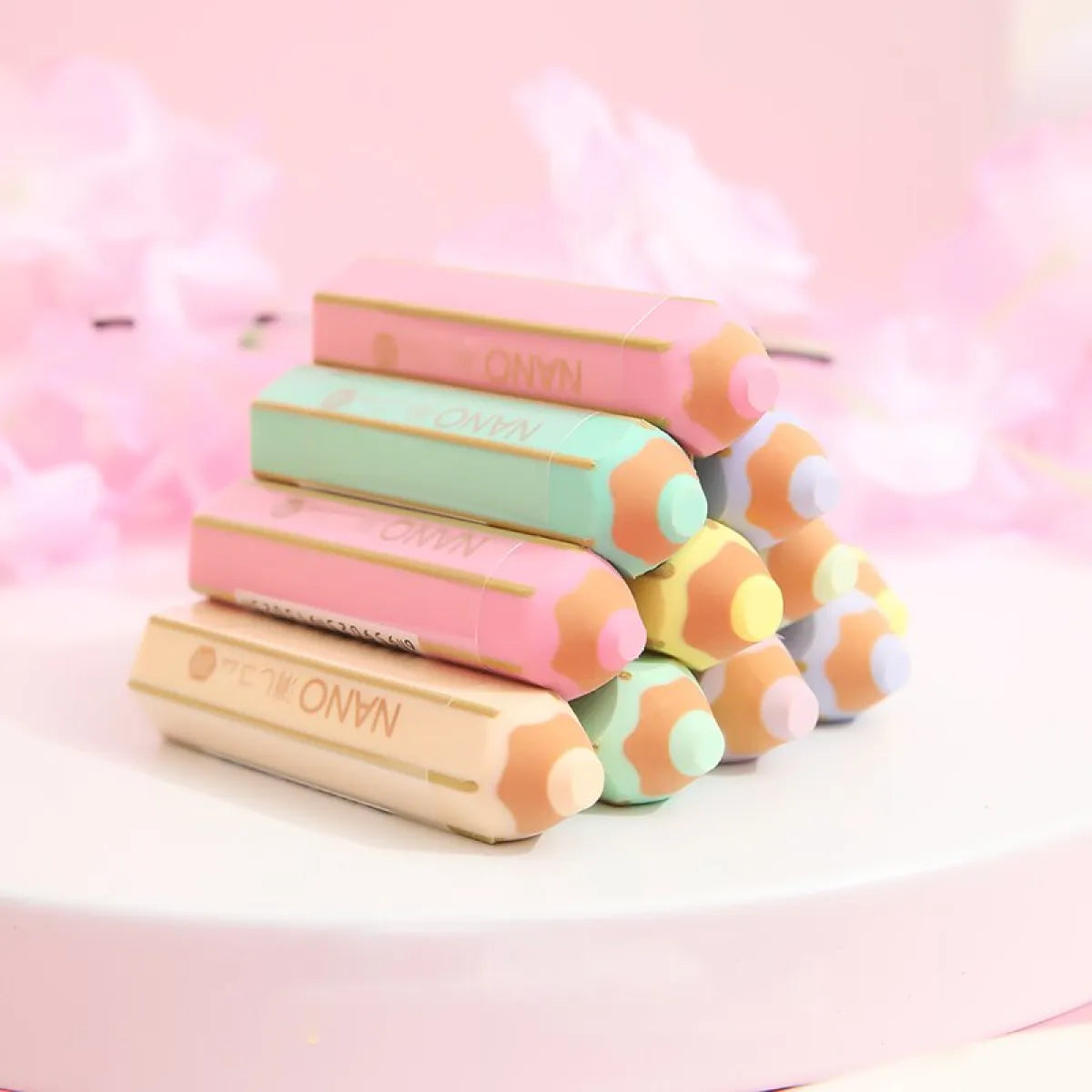Kawaii Pencil Rubber Eraser