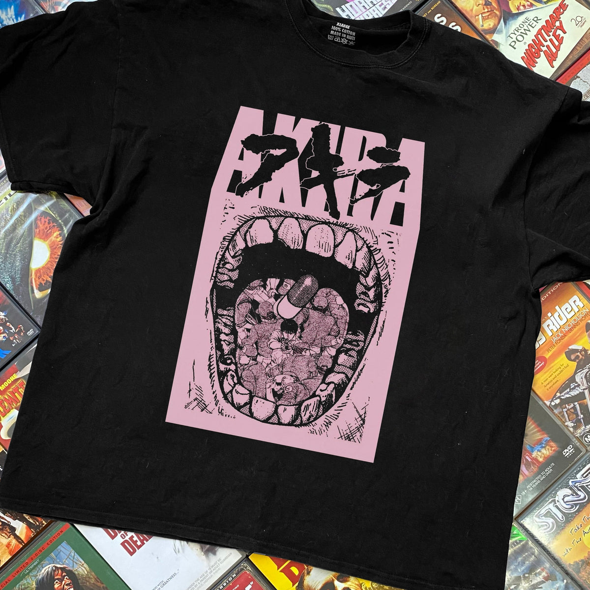 Akira Kaneda Pill Washed Black Tee