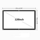 Portable Foldable Projector Screen 16:9 HD Outdoor Home Cinema Theater 3D Movie