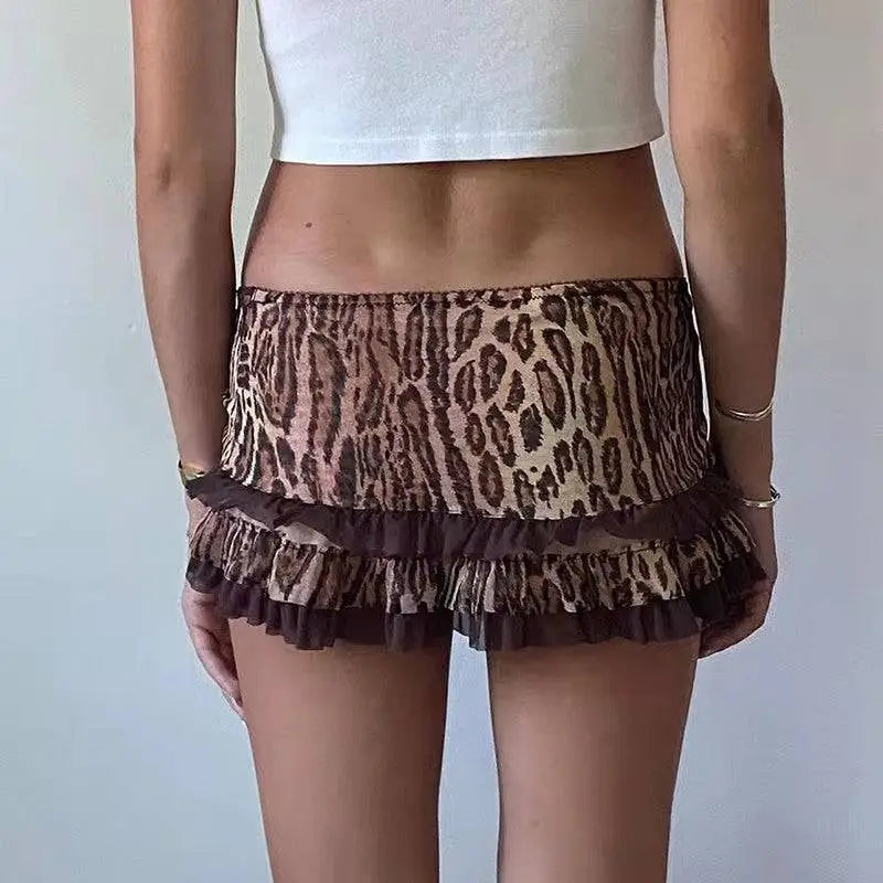 Leopard Print Skirt