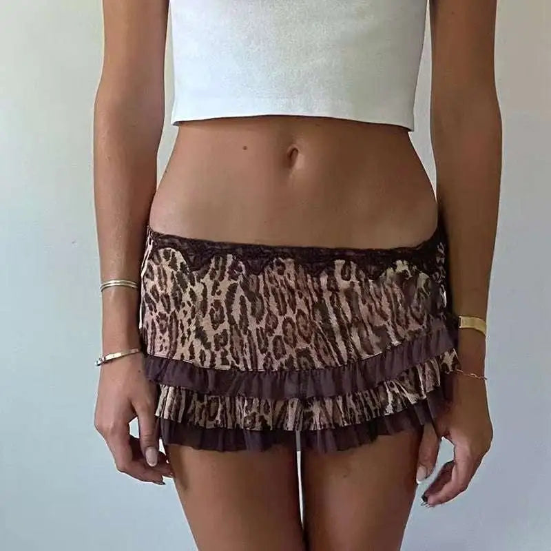 Leopard Print Skirt