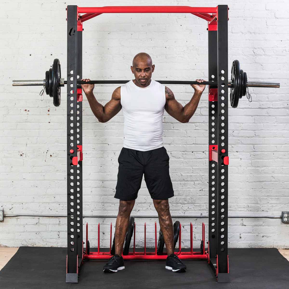 455lb Olympic Rubber Grip Plate Set by Lifeline