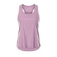 Light Blue Nude Sleeveless Yoga Uniform Blouse