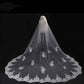 Long Lace Wedding Veil, Wide Style