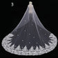 Long Lace Wedding Veil, Wide Style