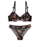 Luxurious Flowery Bra Set