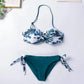 Luxury Woman Bikini Solid Color Bikini Women Swimwear Swimsuit Modern Female Bathing Suit Push Up Bikini Set Beachwear Swimsuit Women Push Up Bikinis Set Pink Swimwear Bandage Bathing Suits