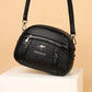 Chic Leather Circle Purse