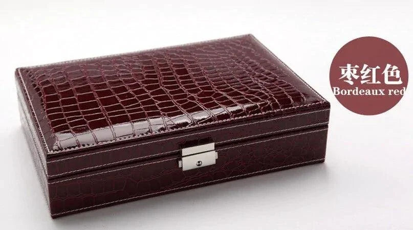 Elegant Leather Vanity Case