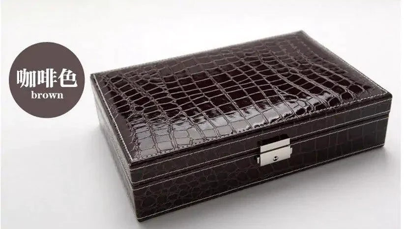 Elegant Leather Vanity Case