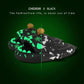 Halloween And Christmas Shoes Ins Luminous Shark Slippers Couple Men Women House Shoes Non-slip Bathroom Slippers Home