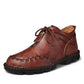 MANDOTOS Cowhide Leather Mens Boots Cushioned Insole Rugged Sole All Day Comfort Durable Construction