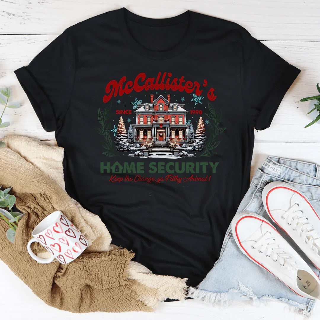 McCallister's Home Security Tee