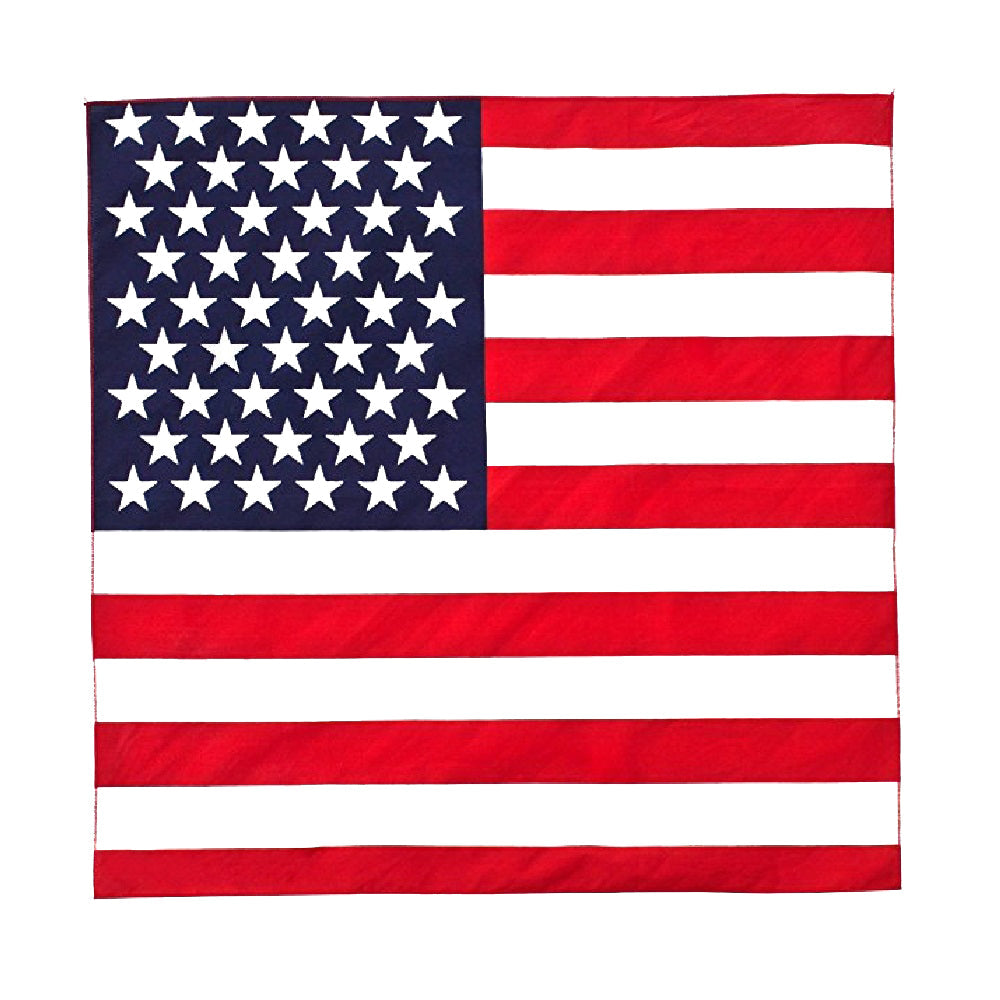 18 Pack XL Oversized 27 Inch Polyester Solid Bandanas