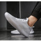 Mens Breathable White Trendy Sneakers  Casual Design  Light Walking Running Trainers Casual Breathable Mesh Men Running Shoes Walking Sneakers