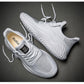 Mens Breathable White Trendy Sneakers  Casual Design  Light Walking Running Trainers Casual Breathable Mesh Men Running Shoes Walking Sneakers