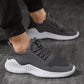 Mens Breathable White Trendy Sneakers  Casual Design  Light Walking Running Trainers Casual Breathable Mesh Men Running Shoes Walking Sneakers