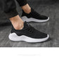 Mens Breathable White Trendy Sneakers  Casual Design  Light Walking Running Trainers Casual Breathable Mesh Men Running Shoes Walking Sneakers