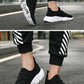 Mens Sport Sneakers Casual Fashion New Light Breathable Red Mesh High Quality Comfortable Running Shoes Men Casual Breathable Walking Sport Athletic Sneakers Gym Tennis Slip On Lightweight Mens Sneakers