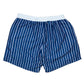 Navy Striped Mens Swim Trunks-FINAL SALE
