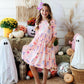Spooky Sweetheart 3/4 Sleeve Pocket Twirl Dress